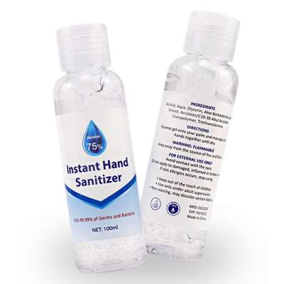 Wholesale bulk antibacterial 75% alcohol hand wash gel sanitizer 500ml